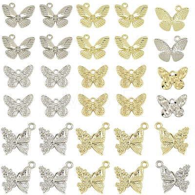 18Pcs 6 Styles Alloy Pendants FIND-YW0011-81-1