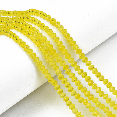 Electroplate Glass Beads Strands EGLA-A044-T3mm-A29-1