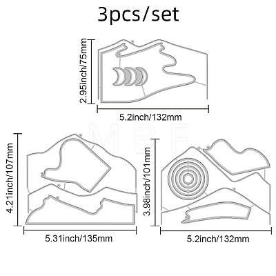 Carbon Steel Cutting Dies Stencils DIY-WH0309-1099-1