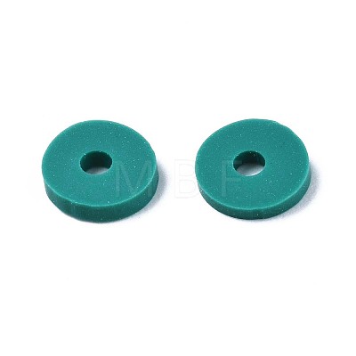 Handmade Polymer Clay Beads CLAY-R067-6.0mm-B07-1