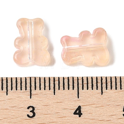 Transparent Spray Paint Glass Beads GLAA-Z011-08G-1