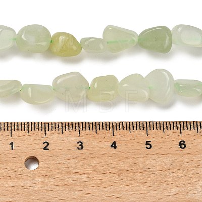 Natural New Jade Beads Strands G-P497-01E-30-1