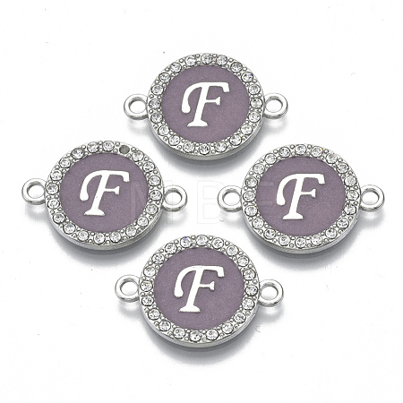 Alloy Enamel Links Connectors ENAM-TAC0003-01S-01F-1