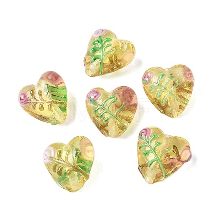 Handmade Transparent Lampwork Beads BLOW-D300-07K-1