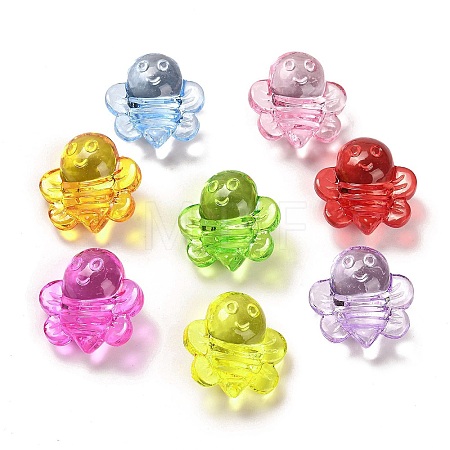 Transparent Acrylic Beads OACR-Z016-17-1