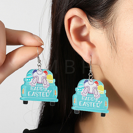 Easter Acrylic Dangle Earrings FS-WG96A64-23-1
