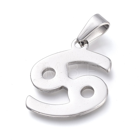 Non-Tarnish 304 Stainless Steel Pendants STAS-L210-06H-P-1