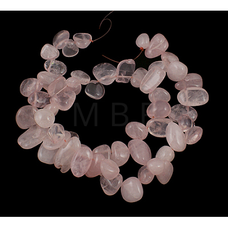 Natural Rose Quartz Beads Strands X-G505-034-1