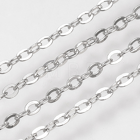 Soldered Brass Cable Chains KK-S332-19P-1