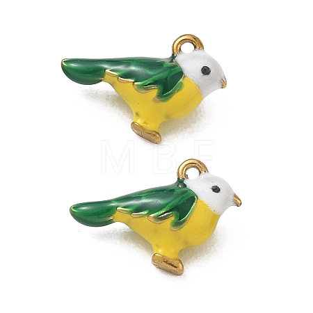 304 Stainless Steel Enamel Pendants SA-CBAD067-36G-01-1