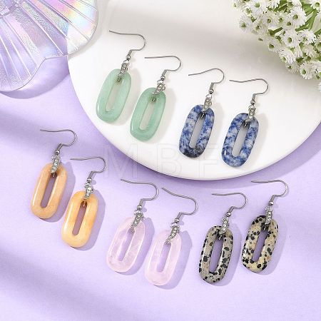 304 Stainless Steel Dangle & Drop Earrings EJEW-JE07511-1
