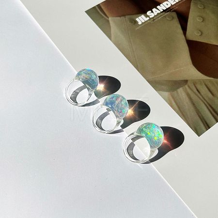 Resin Finger Rings FS-WGCFED9-02-1