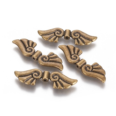 Tibetan Style Alloy Beads TIBEB-4993-AB-NR-1