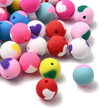 Handmade Polymer Clay Beads CLAY-I011-01A-1
