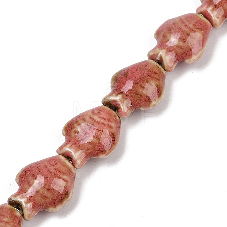 Handmade Porcelain Beads Strands PORC-P030-01A-06-1
