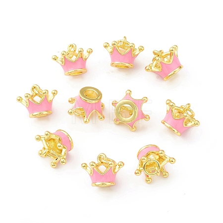 Eco-Friendly Brass Enamel Pendants KK-I698-26A-1