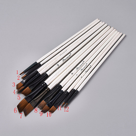 Wood Handle Paint Brushes Set TOOL-L006-05-1