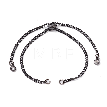Adjustable 304 Stainless Steel Curb Chains Bracelet Making AJEW-JB01213-03-1