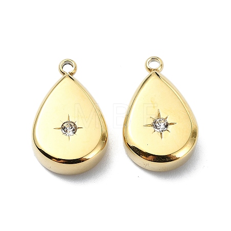 304 Stainless Steel Pendants STAS-L022-354G-1