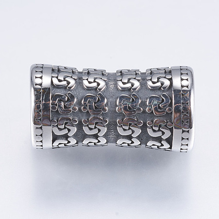 304 Stainless Steel Tube Beads STAS-I076-082AS-1