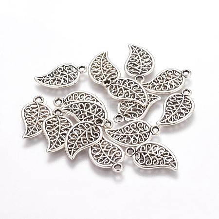 Tibetan Style Alloy Pendants TIBEP-20336-AS-RS-1