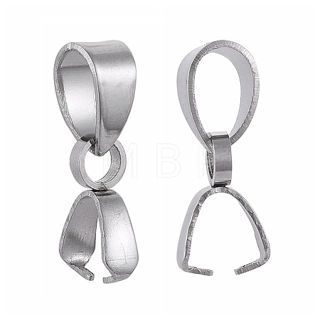 Tarnish Resistant 304 Stainless Steel Pinch Bails LS-X-STAS-K146-090-2.5x14-1