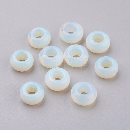 Opalite European Beads G-G740-12x6mm-20-1