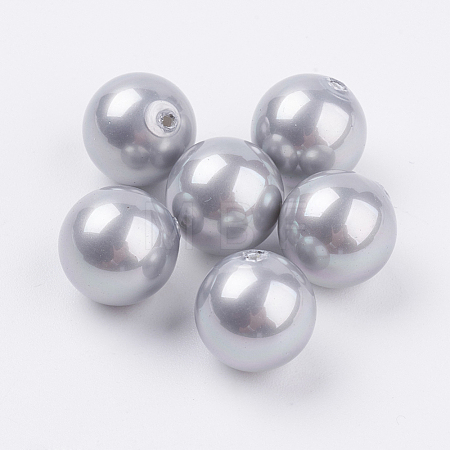 Shell Pearl Half Drilled Beads BSHE-G016-12mm-04-1