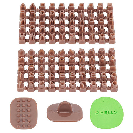1 Set Plastic Cookie Stamp Sets DIY-CP0007-05-1