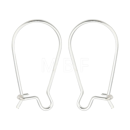 925 Sterling Silver Hoop Earrings X-STER-S002-55-1