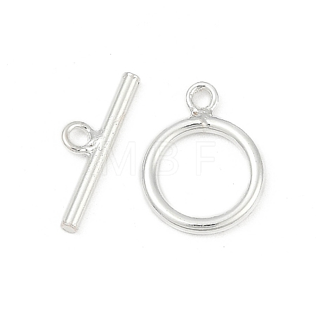 Sterling Silver Ring Toggle Clasps X-STER-A008-16-1