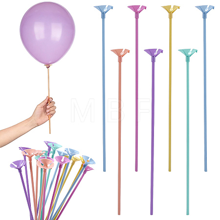 100 Bags Plastic Balloon Clips Holders DIY-WR0005-66B-1