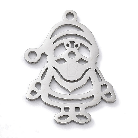 Christmas Theme Anti-Tarnish 304 Stainless Steel Pendants STAS-R003-04P-02-1