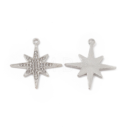 Alloy Crystal Rhinestone Pendants FIND-C019-22P-1
