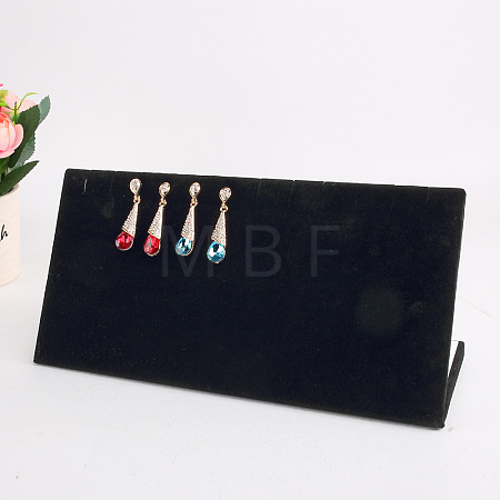 Velvet Jewelry Display Stands CON-PW0001-159B-1