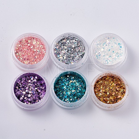 Nail Art Glitter Sequins AJEW-TA0003-I02-1