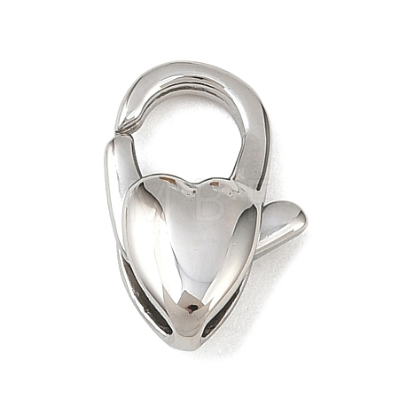 316 Stainless Steel Lobster Claw Clasps STAS-C154-03A-P-1