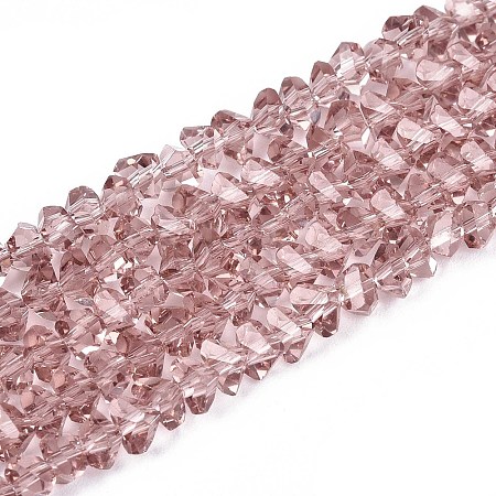 Transparent Glass Beads Strands GLAA-N018-4mm-25-1