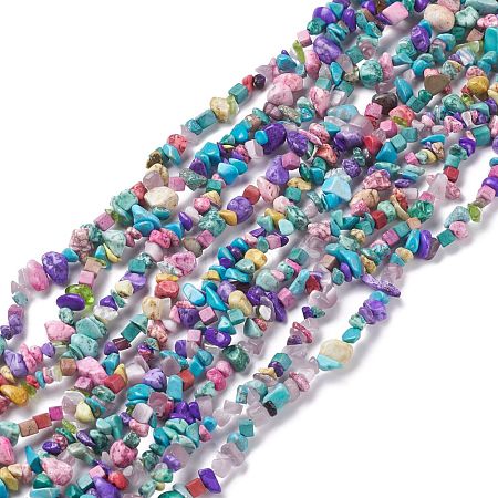 Synthetic Turquoise Beads Strands G-P332-24C-1