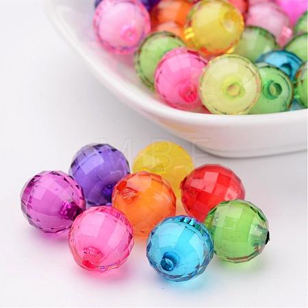 Transparent Acrylic Beads TACR-S086-12mm-M-1