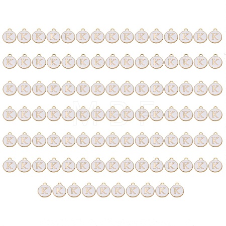 Golden Plated Enamel Alloy Charms ENAM-SZ0001-26A-K-1
