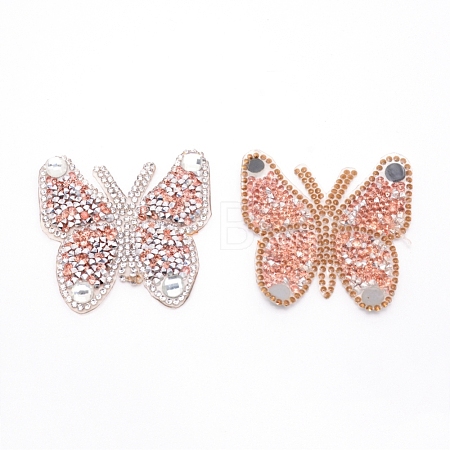 Butterfly Rhinestone Patches DIY-WH0175-14G-1