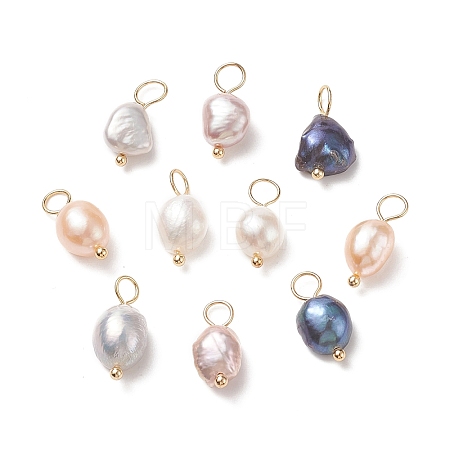 Natural Cultured Freshwater Pearl Pendants X-PALLOY-JF01949-01-1