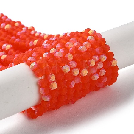 Transparent Glass Beads Strands EGLA-A034-T4mm-MB25-1