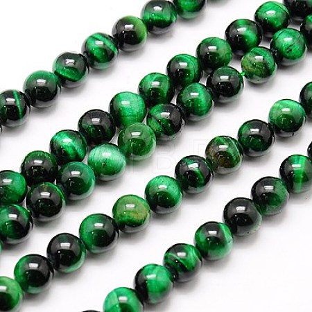 Natural Tiger Eye Beads Strands G-G544-10mm-03-1