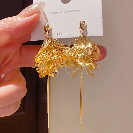 Brass Stud Earrings for Women WGDAEFE-01-1
