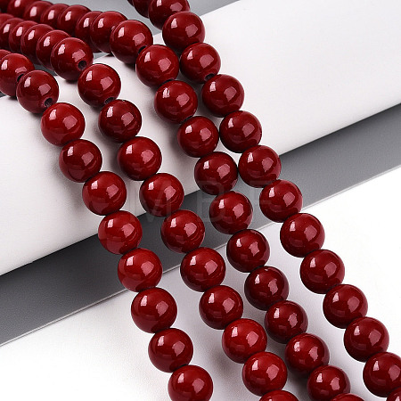 Synthetic Turquoise Beads Strands G-A255-A04-02A-1
