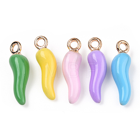 Alloy Enamel Pendants ENAM-N054-70M-1