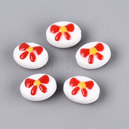 Handmade Porcelain Ceramic Beads PORC-Q005-07C-1
