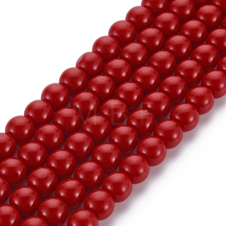 Glass Beads Strands GLAA-S192-E-007B-1